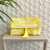 Ikat Clutch Bag Positano