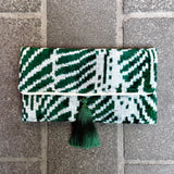 Ikat Clutch Bag Ravello | Green