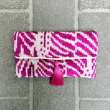 Ikat Clutch Bag Ravello | Pink