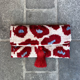 Ikat Clutch Bag Vesuvius