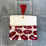 Ikat Clutch Bag Vesuvius