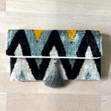 Ikat Clutch Bag Vulcano Piano