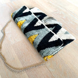 Ikat Clutch Bag Vulcano Piano