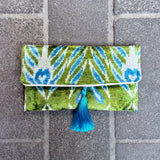 Ikat Clutch Bag Ligure