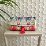 Ikat Clutch Bag Monte Carlo