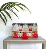 Ikat Clutch Bag Monte Carlo