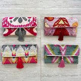 Ikat Clutch Bag Monte Carlo