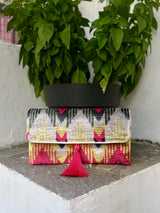 Ikat Clutch Bag Monte Carlo