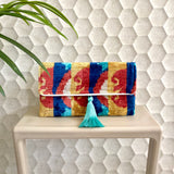Ikat Clutch Bag Menton