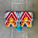 Ikat Clutch Bag Menton New
