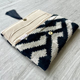 Ikat Clutch Bag Roquebrune