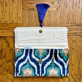 Ikat Clutch Bag Antibes