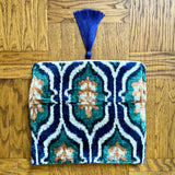 Ikat Clutch Bag Antibes