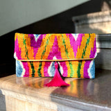 Ikat Clutch Bag Monaco