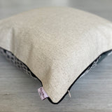 Velvet Ikat Cushion Ice | Velvet Ikat Pillow Ice