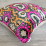 Velvet Ikat Cushion Love | Velvet Ikat Pillow Love