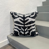 Velvet Ikat Cushion Zebra | Velvet Ikat Pillow Zebra