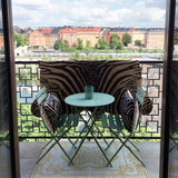 Velvet Ikat Cushion Zebra | Velvet Ikat Pillow Zebra