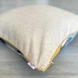 Velvet Ikat Cushion Waterfall | Velvet Ikat Pillow Waterfall