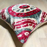 Velvet Ikat Cushion Chakra | Velvet Ikat Pillow Chakra