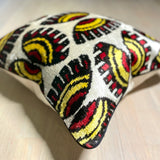 Velvet Ikat Cushion Inca | Velvet Ikat Pillow Inca