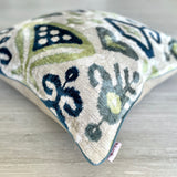 Velvet Ikat Cushion Earth | Velvet Ikat Pillow Earth