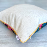 Velvet Ikat Cushion Sunny Spring | Velvet Ikat Pillow Sunny Spring