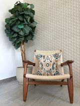 Velvet Ikat Cushion Soil | Velvet Ikat Pillow Soil