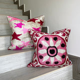 Velvet Ikat Cushion Starfish Bright | Velvet Ikat Pillow Starfish Bright
