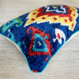 Velvet Ikat Cushion Zodiac | Velvet Ikat Pillow Zodiac