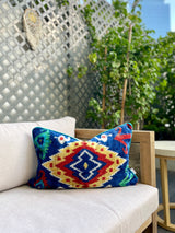 Velvet Ikat Cushion Zodiac | Velvet Ikat Pillow Zodiac