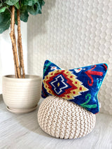 Velvet Ikat Cushion Zodiac | Velvet Ikat Pillow Zodiac