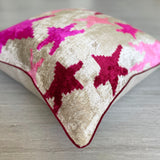 Velvet Ikat Cushion Stars | Velvet Ikat Pillow Stars