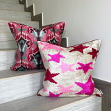 Velvet Ikat Cushion Stars | Velvet Ikat Pillow Stars