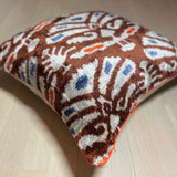 Velvet Ikat Cushion Desert Flower | Velvet Ikat Pillow Desert Flower