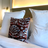 Velvet Ikat Cushion Desert Flower | Velvet Ikat Pillow Desert Flower