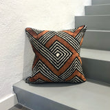 Velvet Ikat Cushion African Zulu | Velvet Ikat Pillow African Zulu