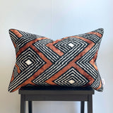 Velvet Ikat Cushion African Zulu | Velvet Ikat Pillow African Zulu