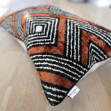 Velvet Ikat Cushion African Zulu | Velvet Ikat Pillow African Zulu