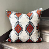 Velvet Ikat Cushion Hermesse | Velvet Ikat Pillow Hermesse