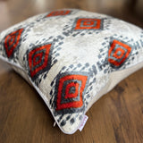 Velvet Ikat Cushion Hermesse | Velvet Ikat Pillow Hermesse