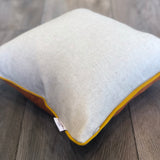 Velvet Ikat Cushion Rusty Orange | Velvet Ikat Pillow Rusty Orange