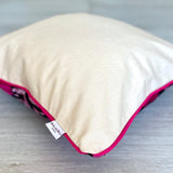 Velvet Ikat Cushion Powder Pink | Velvet Ikat Pillow Powder Pink