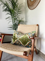 Velvet Ikat Cushion Roots | Velvet Ikat Pillow Roots