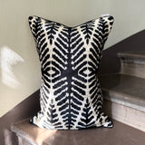 Vibration Velvet Ikat Pillow Cover