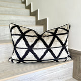 XXX Velvet Ikat Pillow Cover