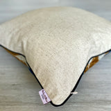 Velvet Ikat Cushion Sand Castle | Velvet Ikat Pillow Sand Castle