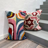 Velvet Ikat Cushion Picasso | Velvet Ikat Pillow Picasso