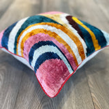 Velvet Ikat Cushion Picasso | Velvet Ikat Pillow Picasso