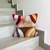 Velvet Ikat Cushion Da Vinci | Velvet Ikat Pillow Da Vinci